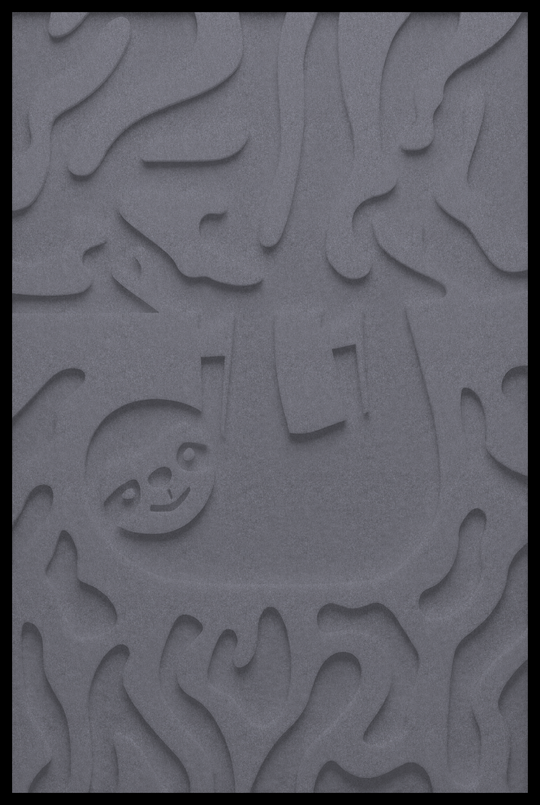 Luiaard inliggend – Grey (16)