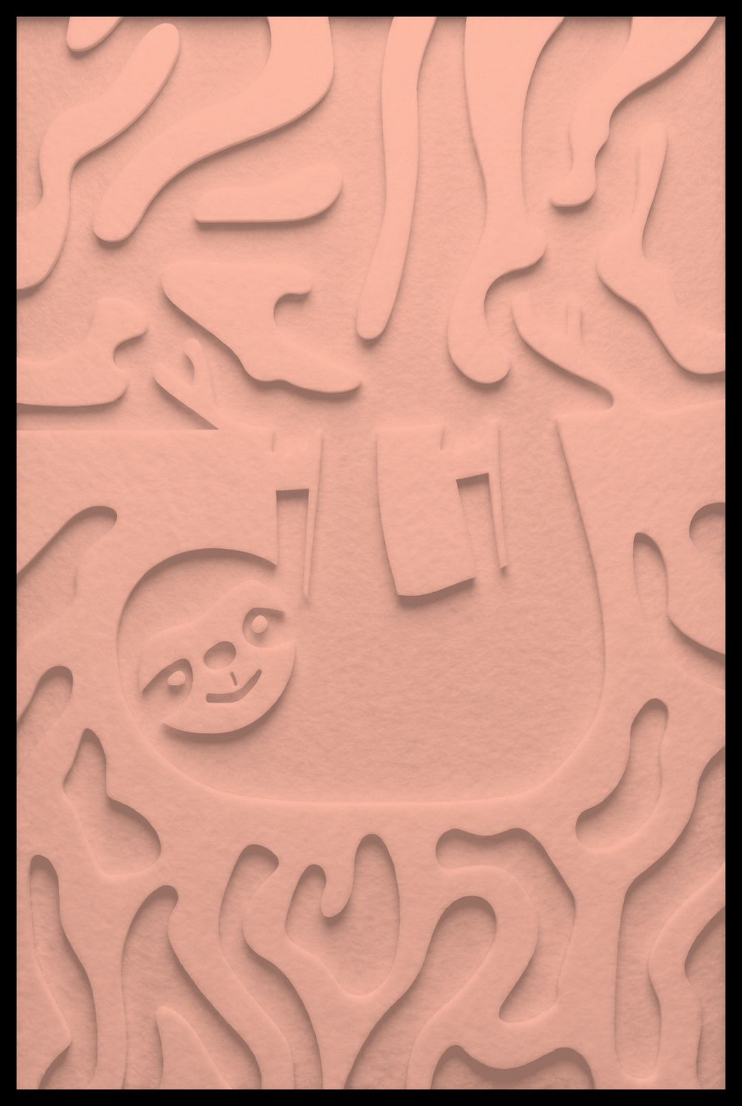 Luiaard inliggend – Blush (17)
