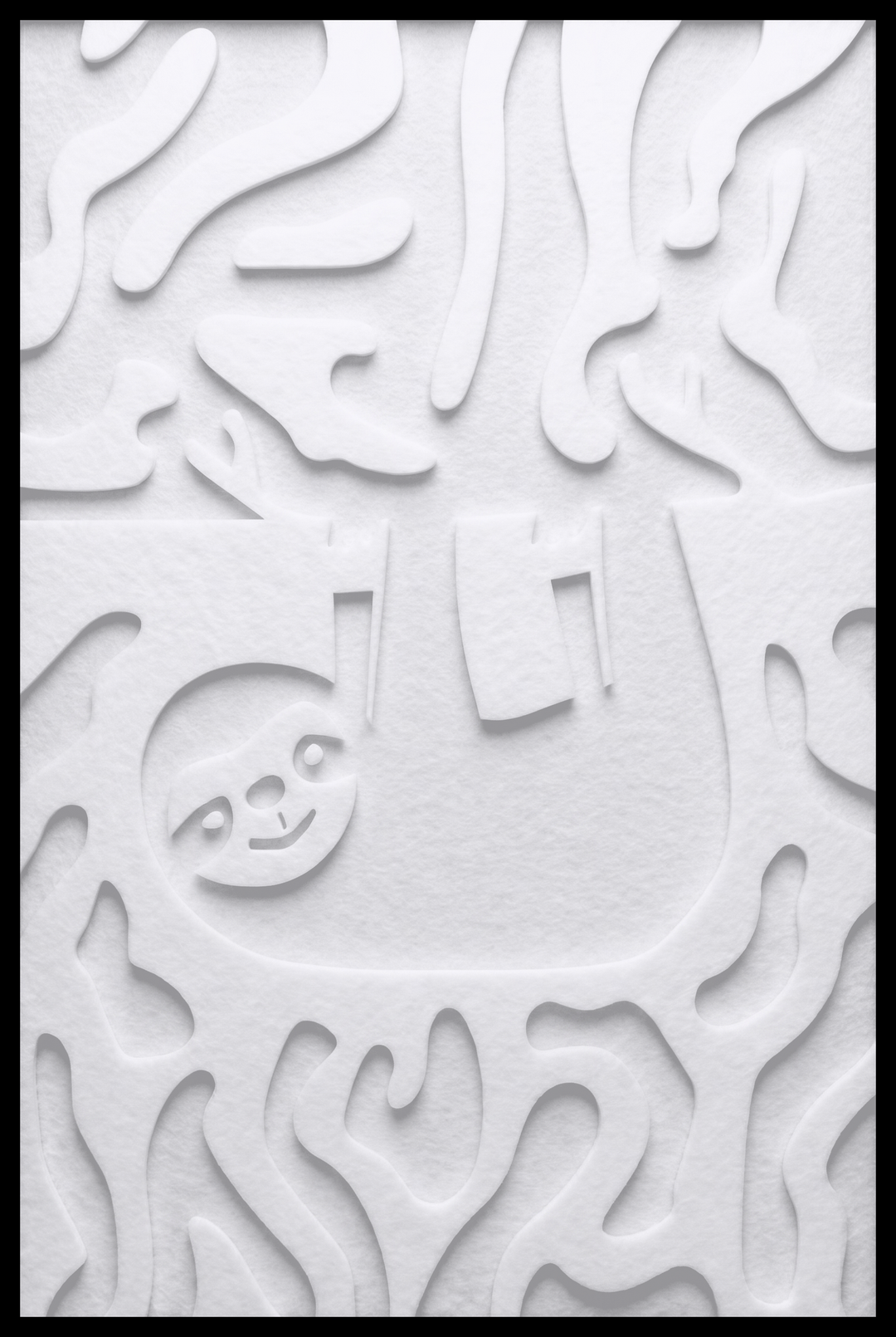 Luiaard inliggend – White (20)