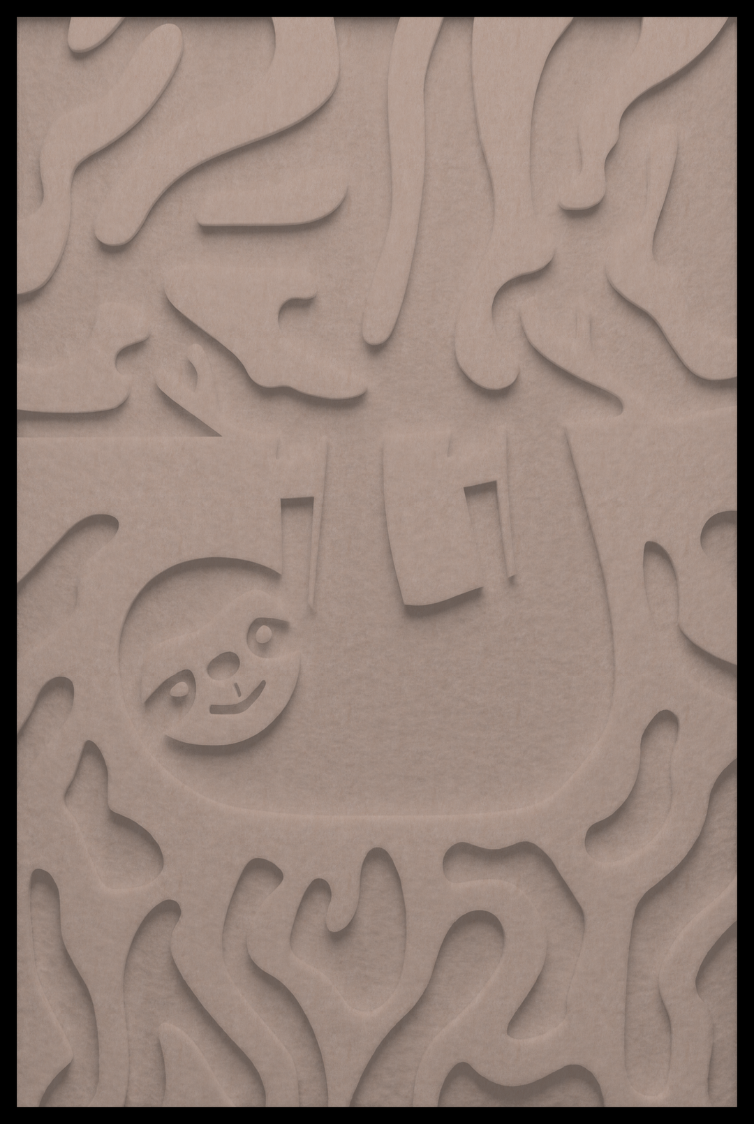 Luiaard inliggend – Zand (435_NL)
