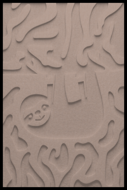 Luiaard inliggend – Zand (435_NL)