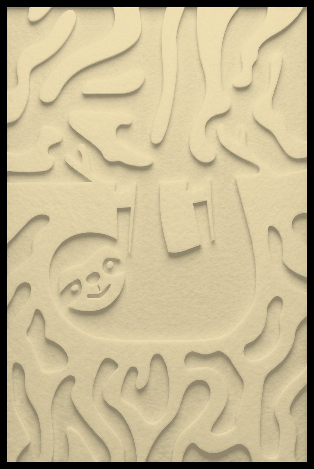 Luiaard inliggend – Light Camel (58)