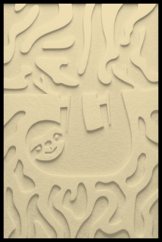 Luiaard inliggend – Light Camel (58)