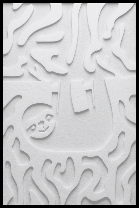 Luiaard inliggend – Snow (88)
