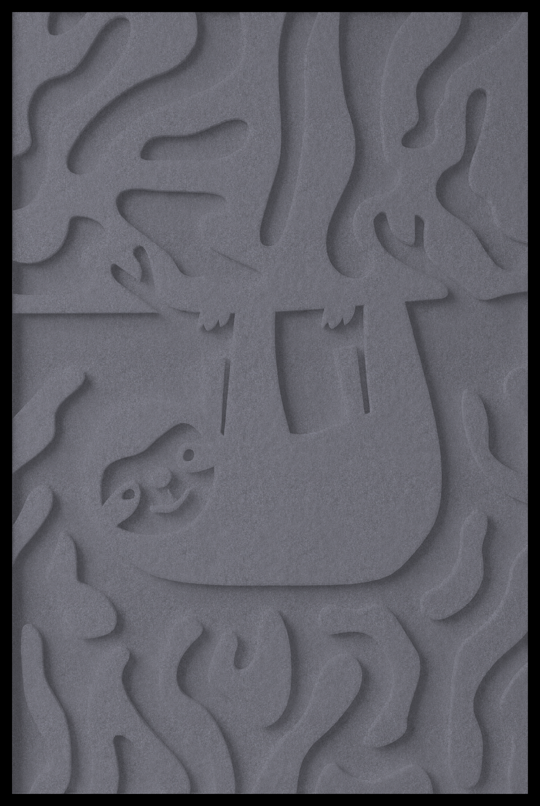 Luiaard opliggend – Grey (16)