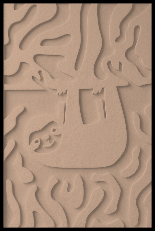 Luiaard opliggend – Dark Camel (22)