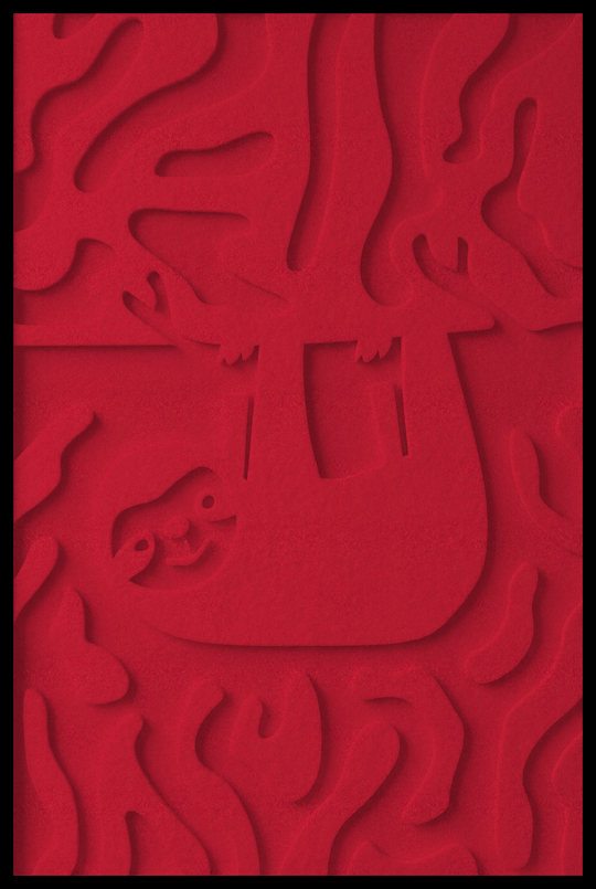 Luiaard opliggend – Red (25)
