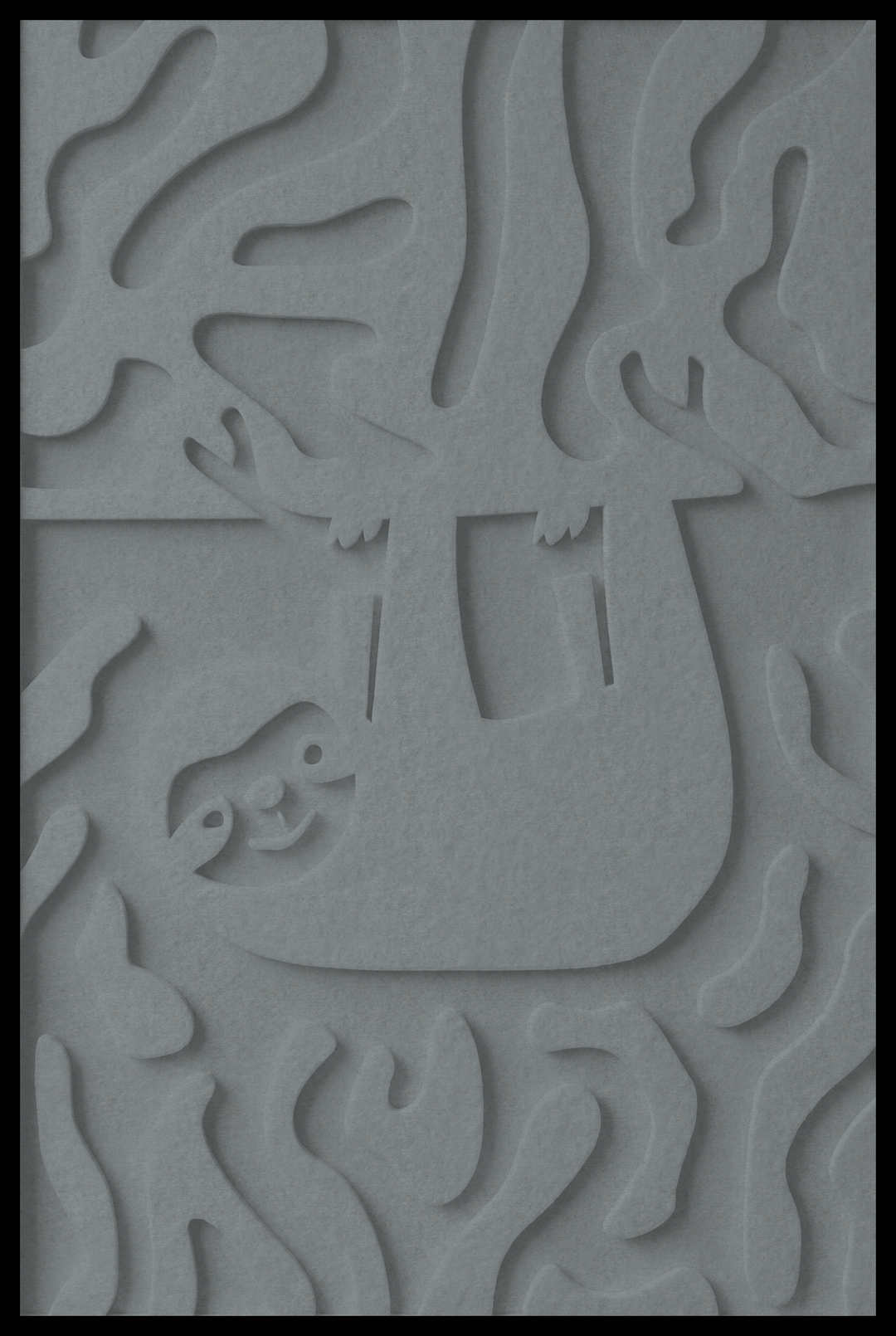 Luiaard opliggend – Cool Grey (40)