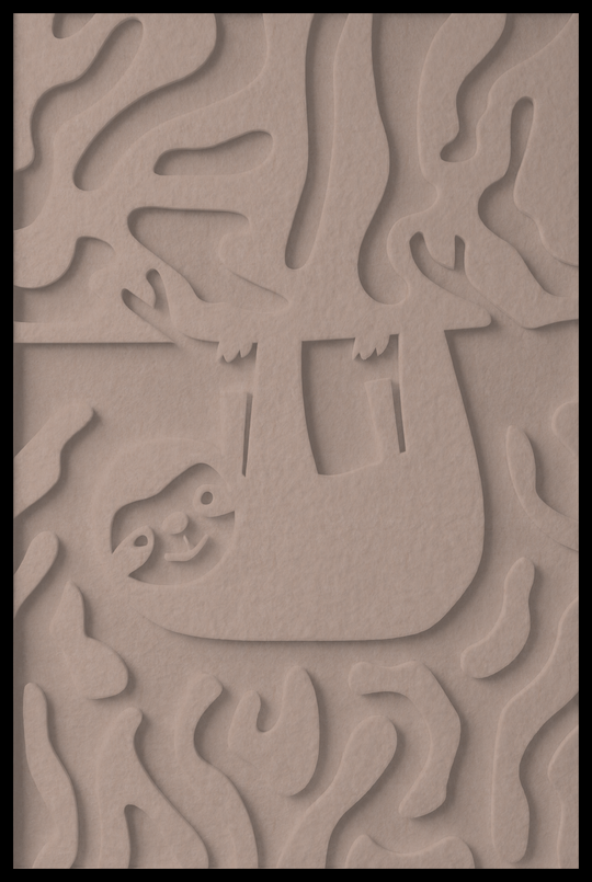 Luiaard opliggend – Zand (435_NL)