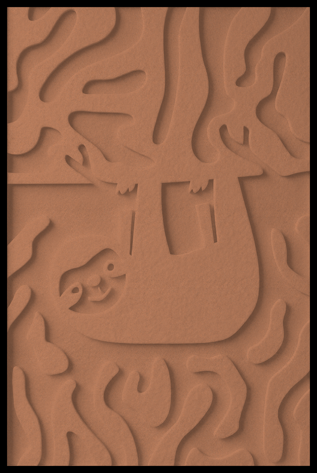 Luiaard opliggend – Copper (65)