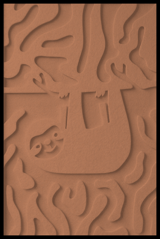 Luiaard opliggend – Copper (65)