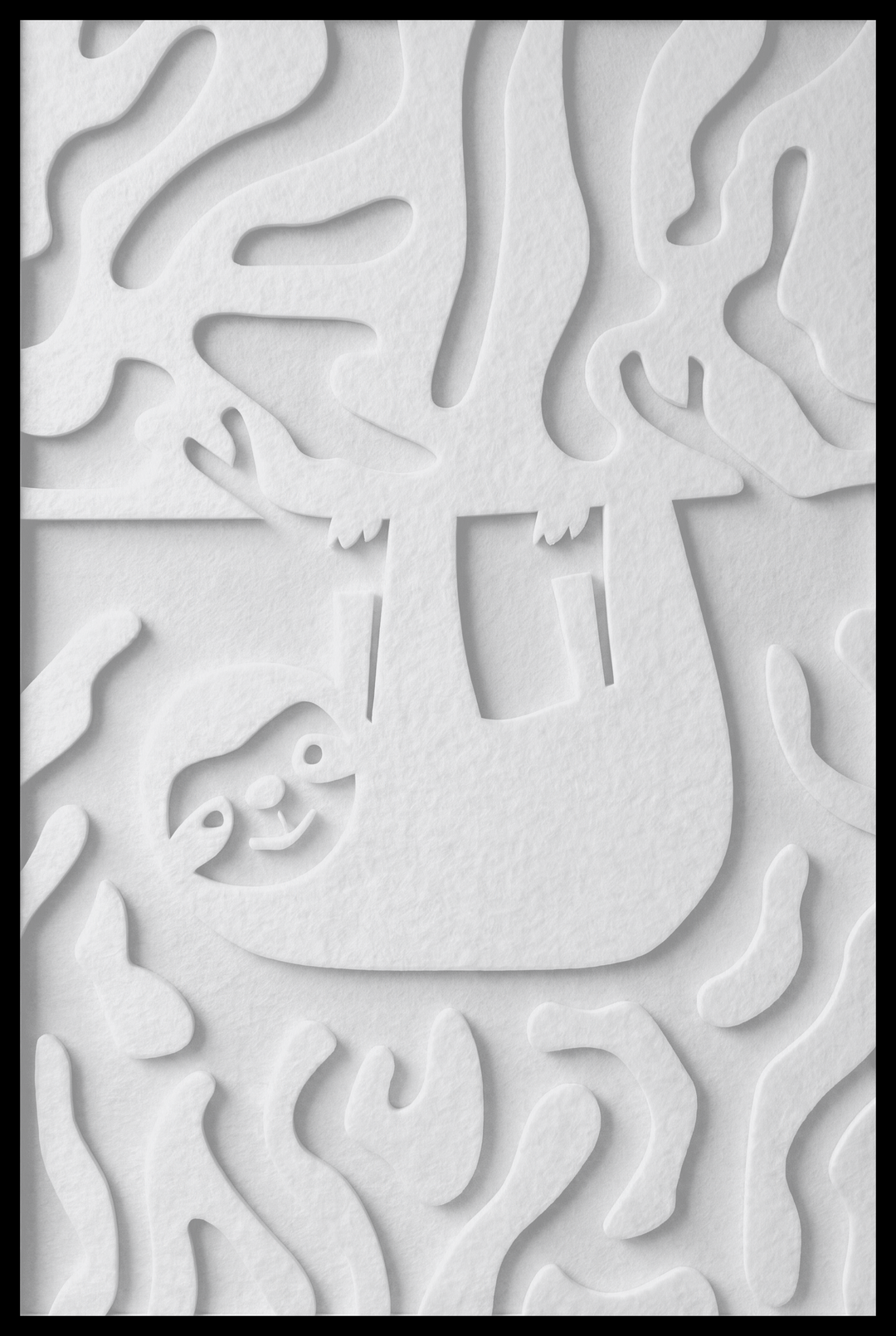 Luiaard opliggend – Snow (88)
