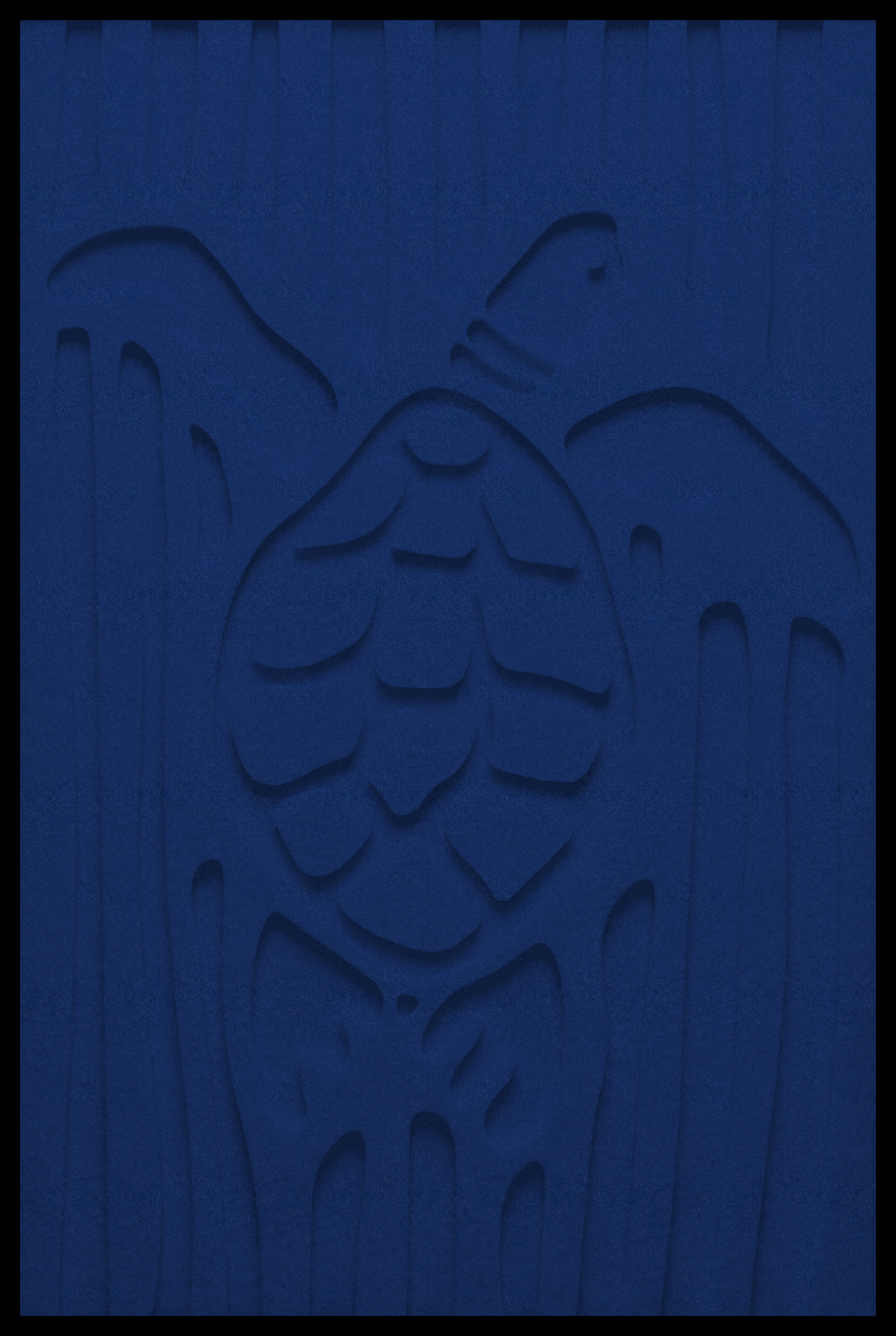 Schildpad inliggend – Dark Blue (01)