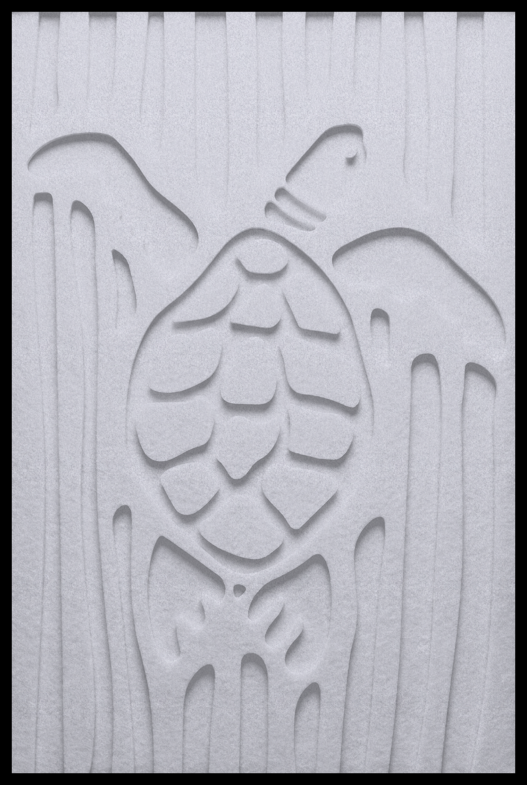 Schildpad inliggend – Silver Grey (12)