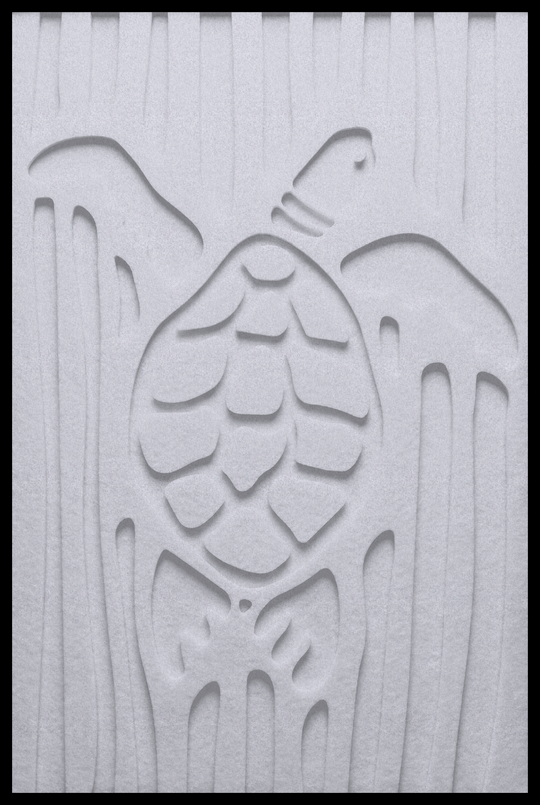 Schildpad inliggend – Silver Grey (12)