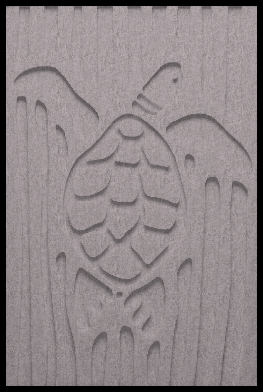 Schildpad inliggend – Beton Grijs (133_NL)