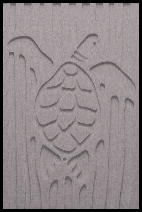Schildpad inliggend – Beton Grijs (133_NL)
