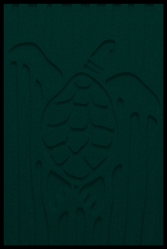 Schildpad inliggend – Dark Green (26)