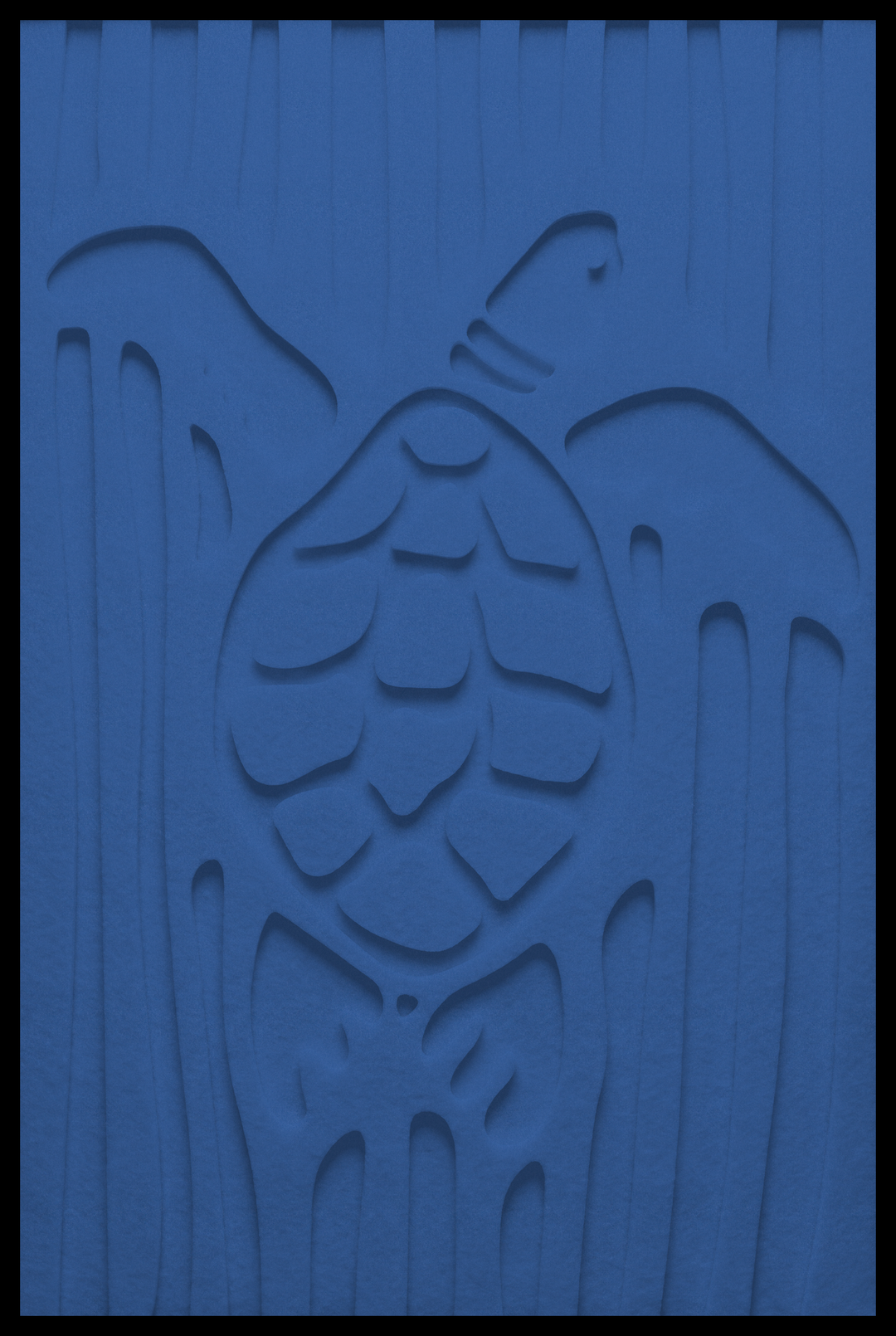Schildpad inliggend – Middle Blue (27)