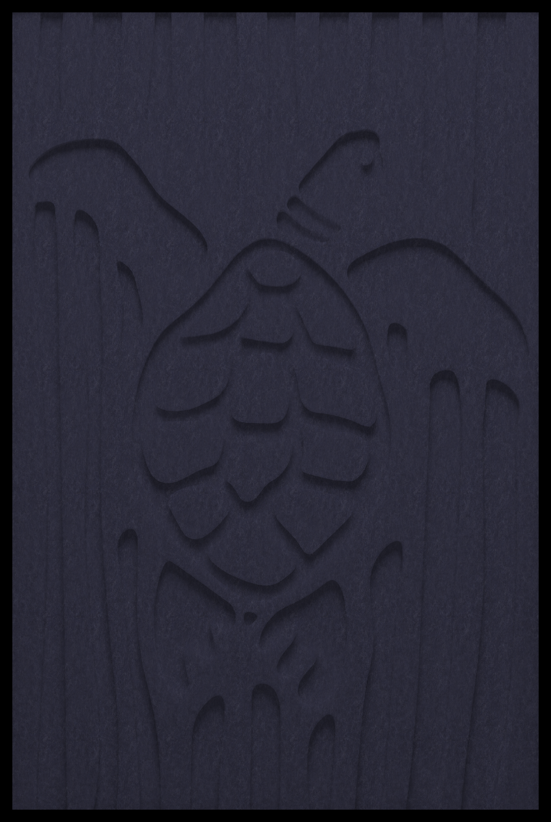Schildpad inliggend – Marine Blauw (284_NL)