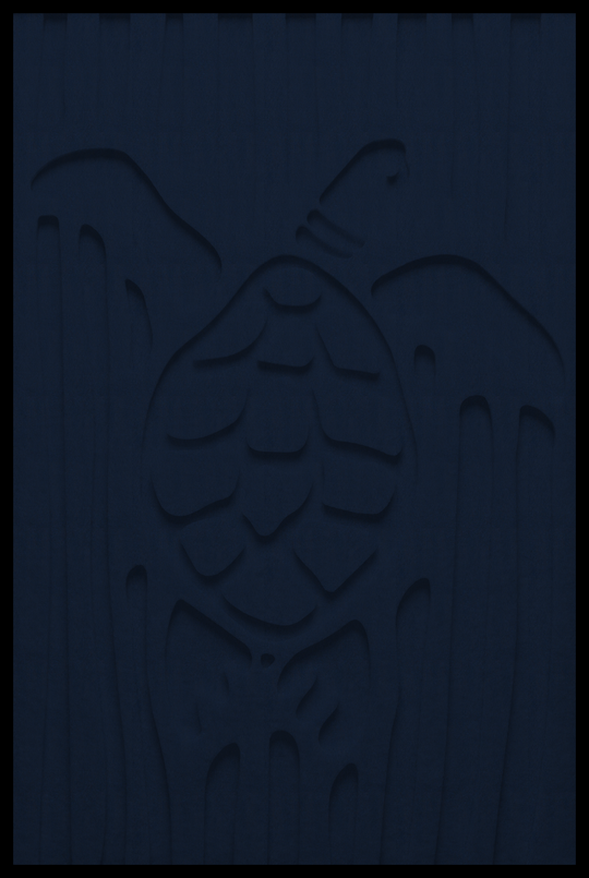 Schildpad inliggend – Midnight Blue (38)