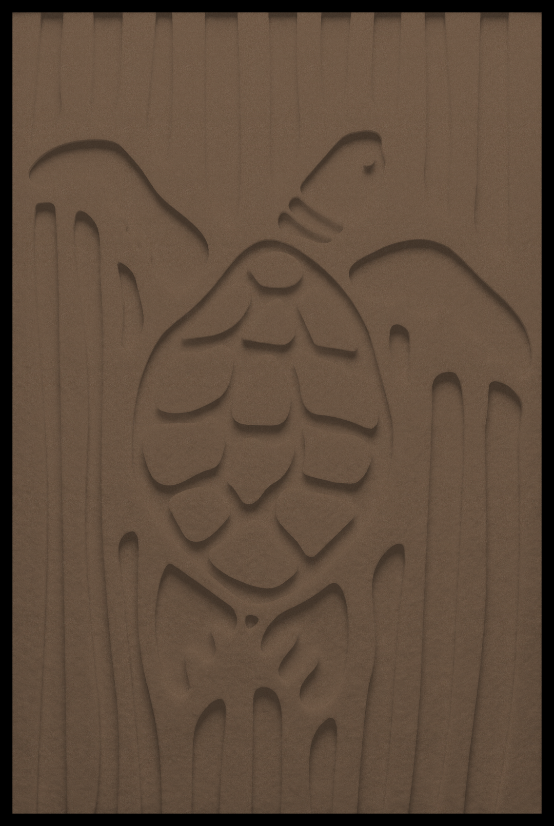 Schildpad inliggend – Light Oak (39)