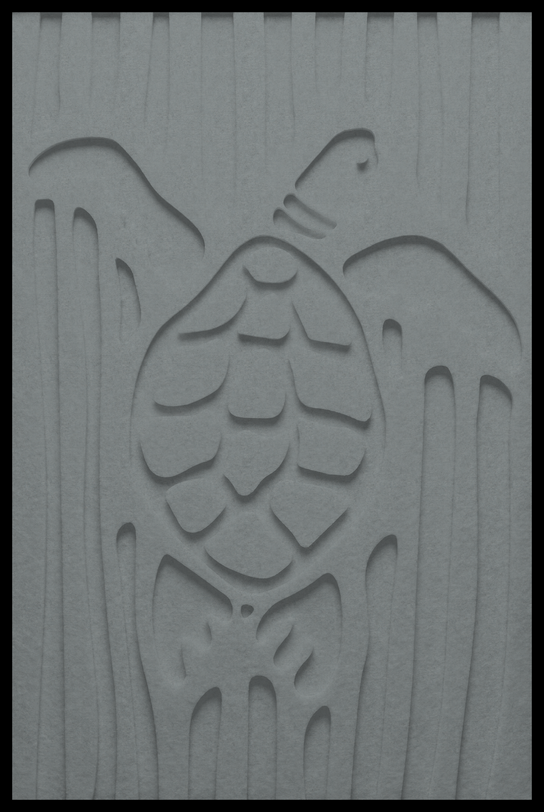 Schildpad inliggend – Cool Grey (40)