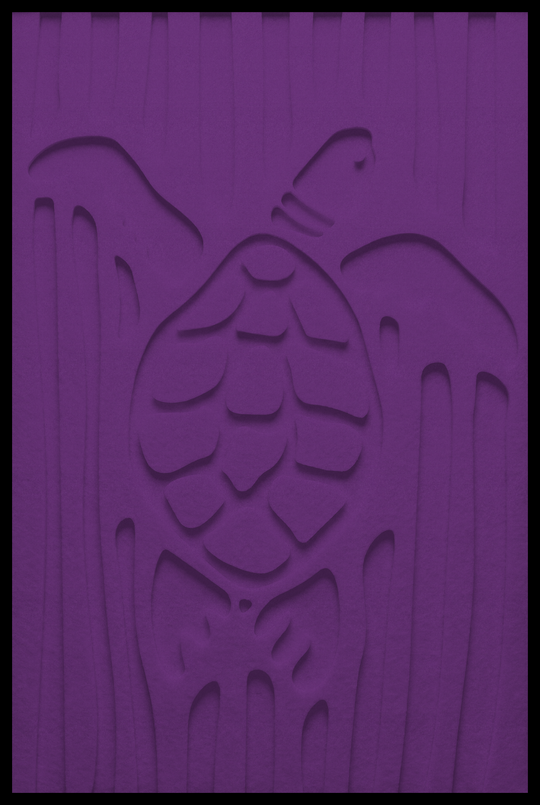 Schildpad inliggend – Purple (41)