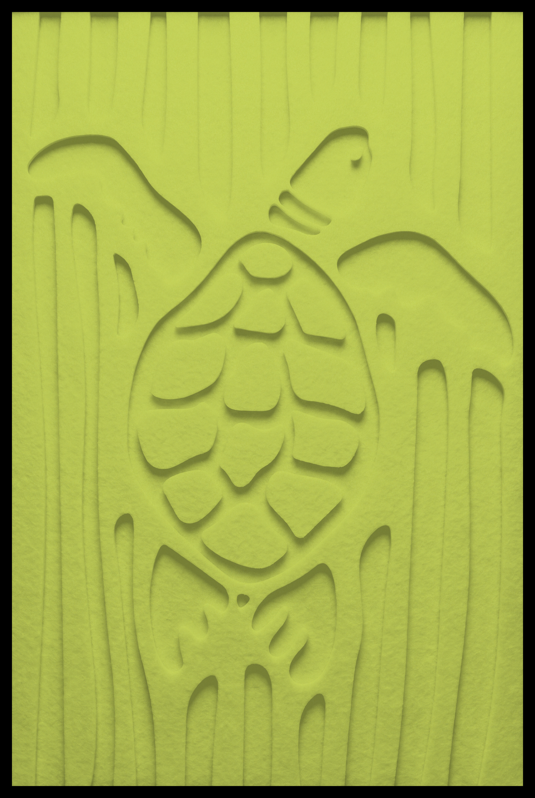 Schildpad inliggend – Lime (43)