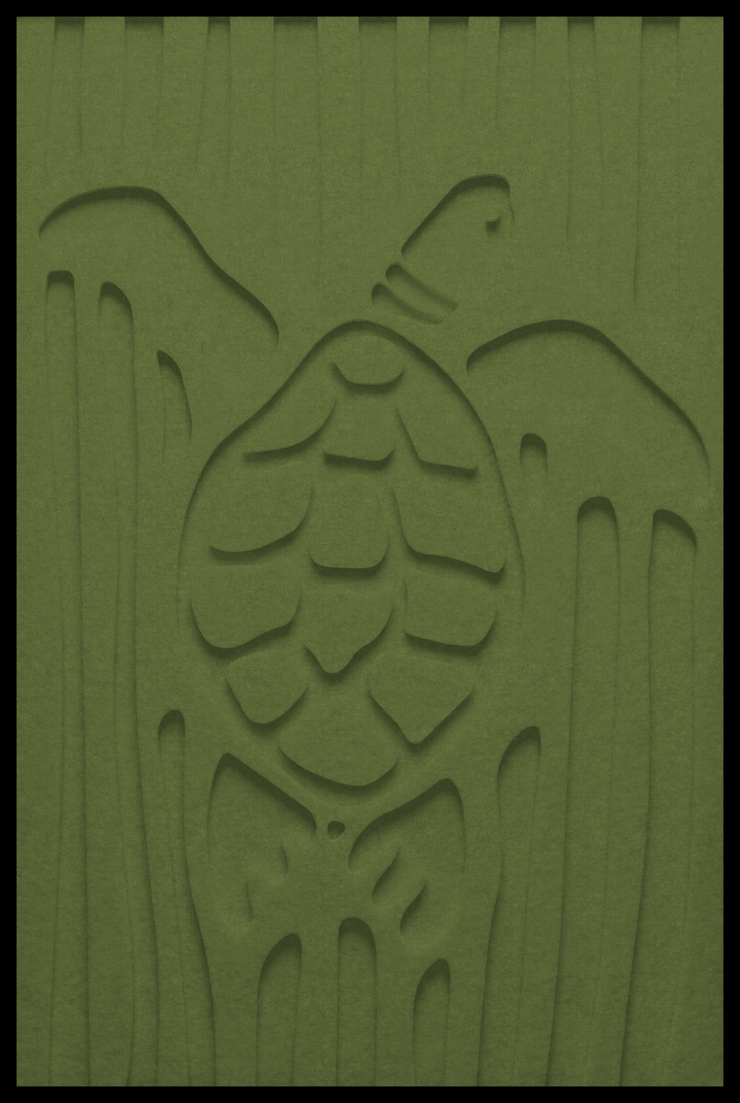 Schildpad inliggend – Olive (48)