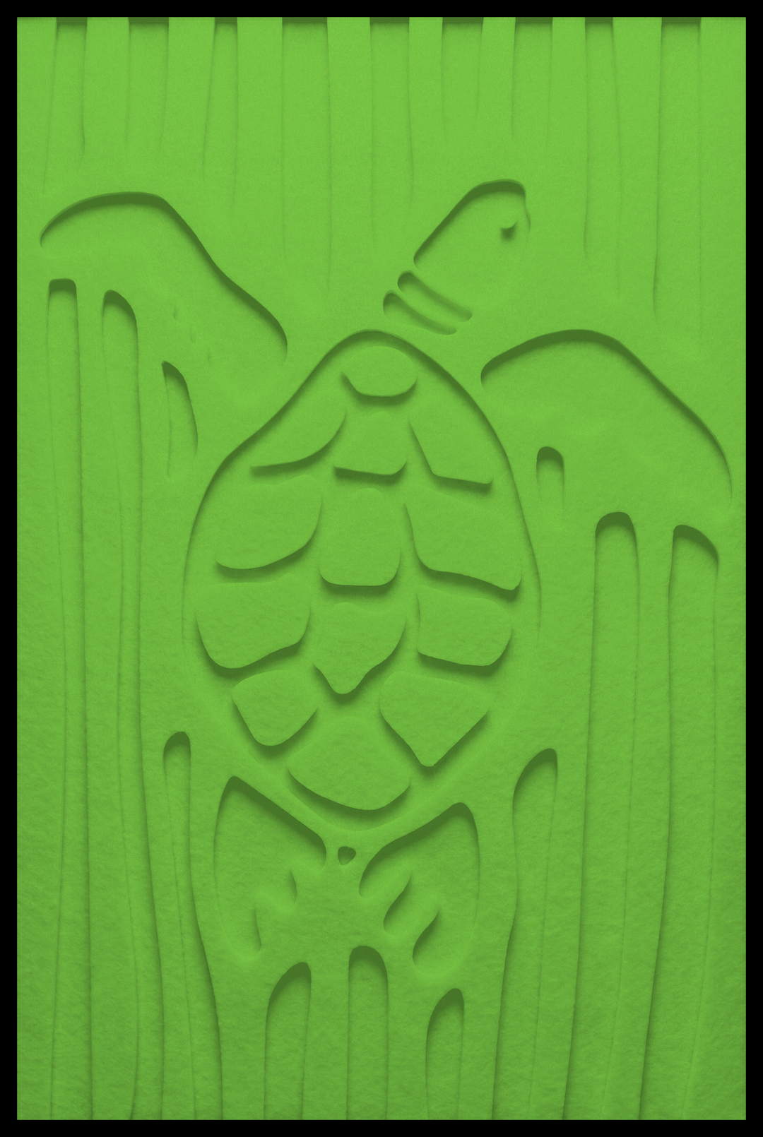 Schildpad inliggend – Apple Green (51)