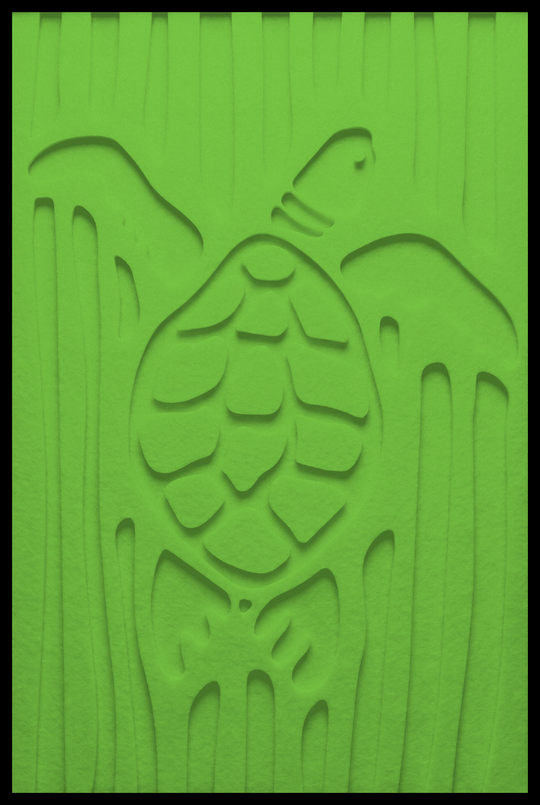 Schildpad inliggend – Apple Green (51)