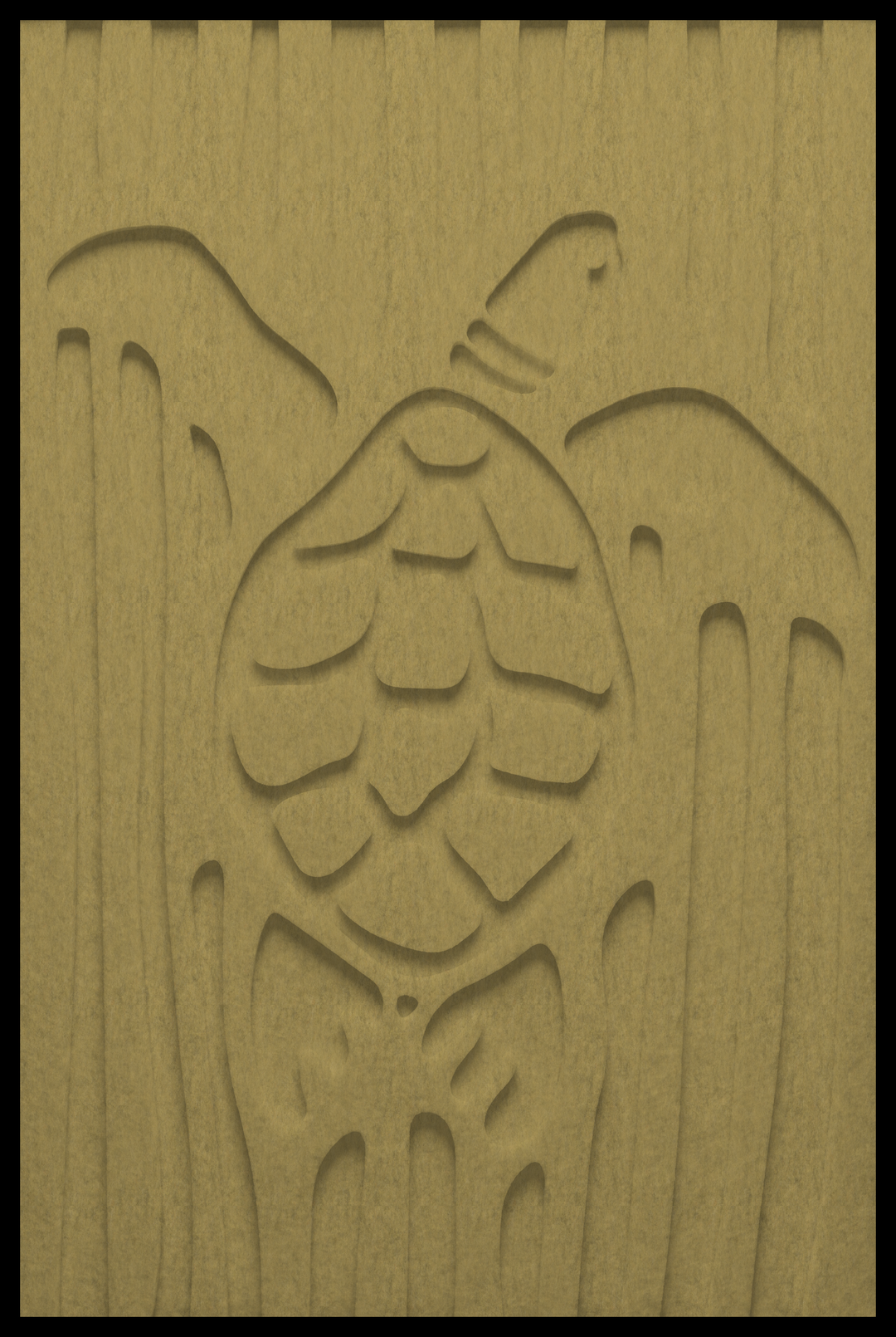 Schildpad inliggend – Mosterd (553_NL)