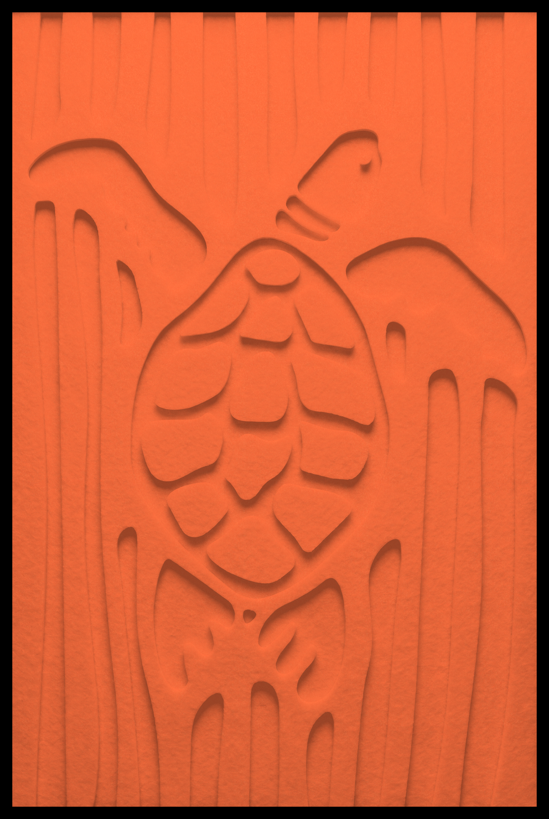 Schildpad inliggend – Orange (56)