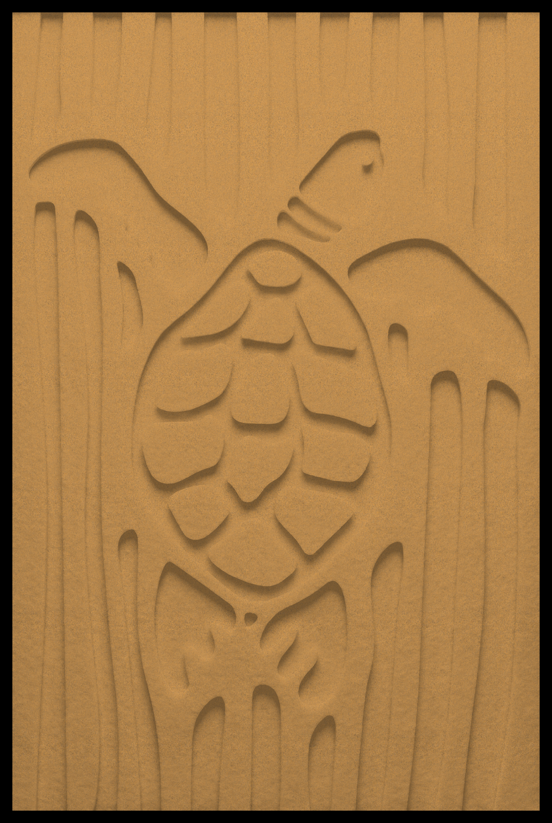 Schildpad inliggend – Gold (83)