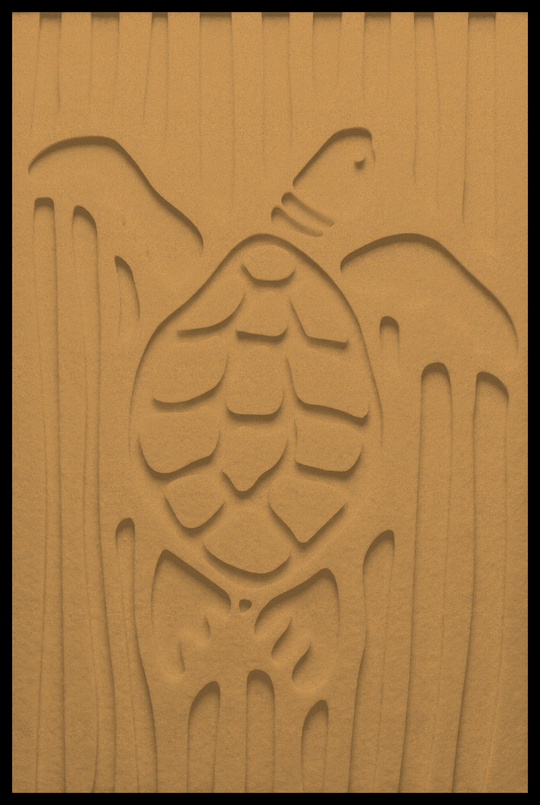 Schildpad inliggend – Gold (83)