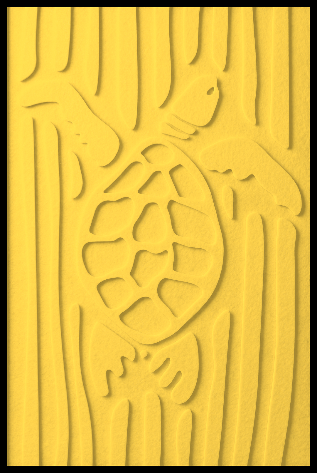Schildpad opliggend – Yellow (05)