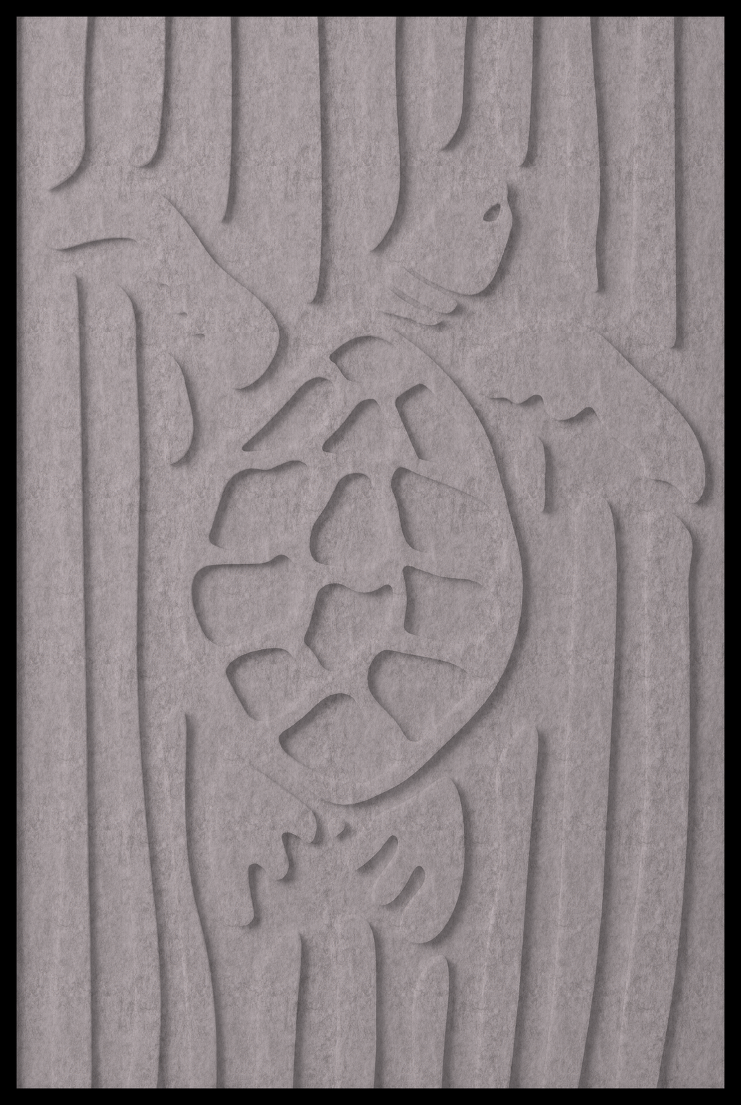 Schildpad opliggend – Beton Grijs (133_NL)