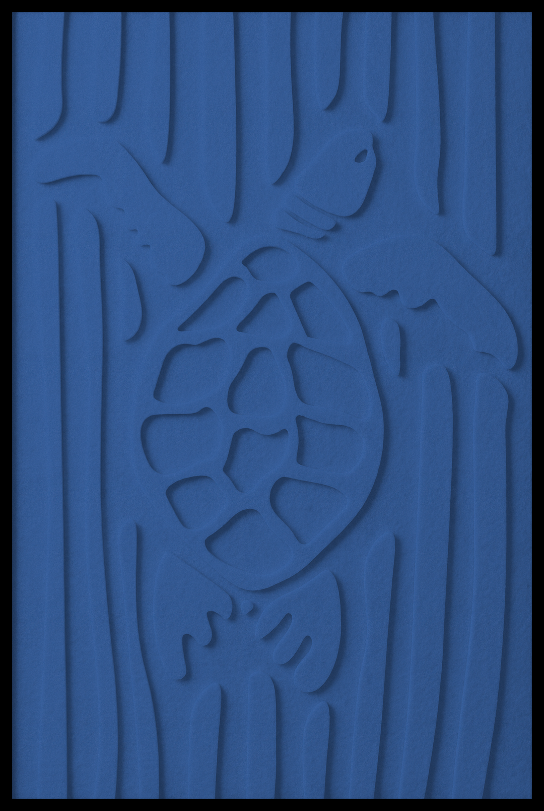 Schildpad opliggend – Middle Blue (27)