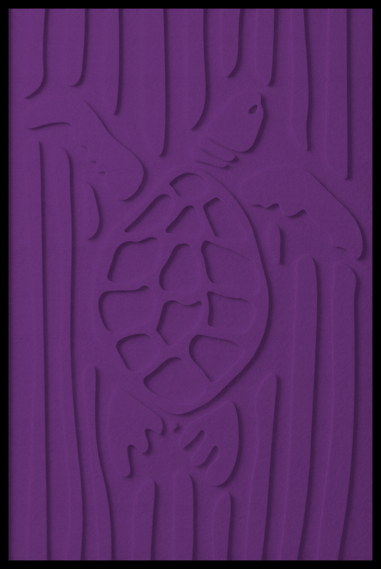 Schildpad opliggend – Purple (41)