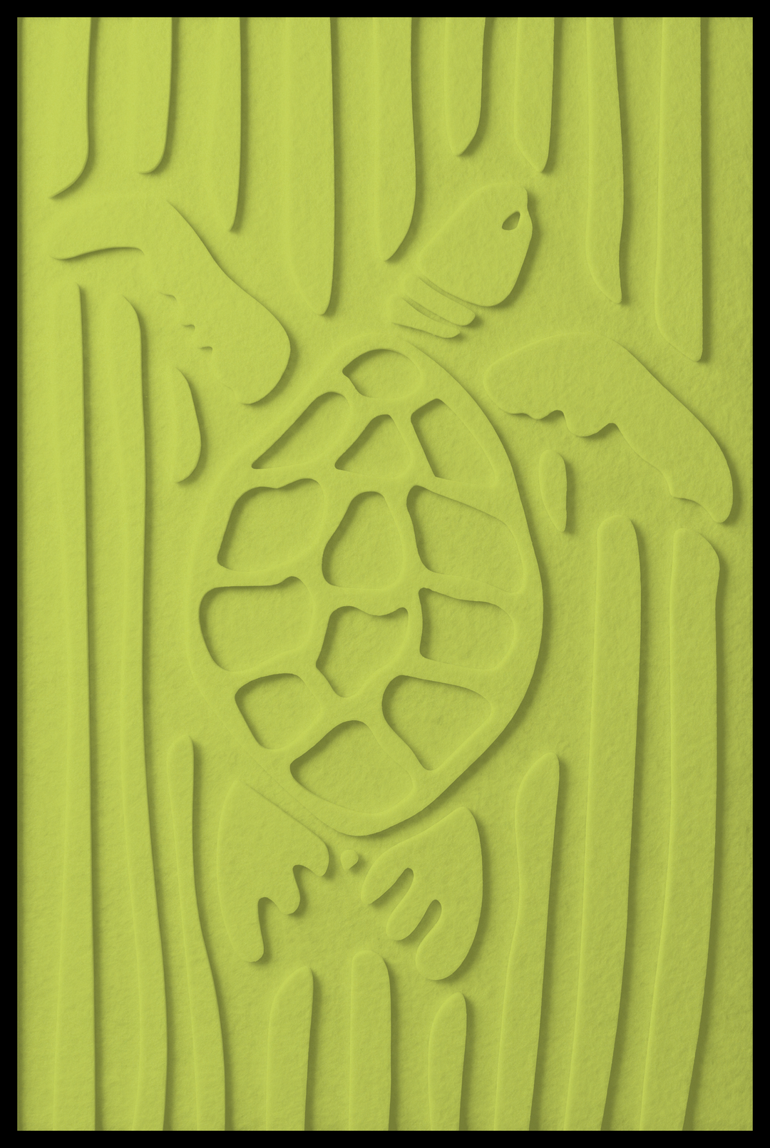 Schildpad opliggend – Lime (43)