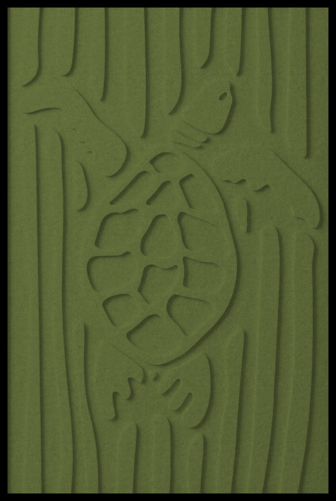 Schildpad opliggend – Olive (48)