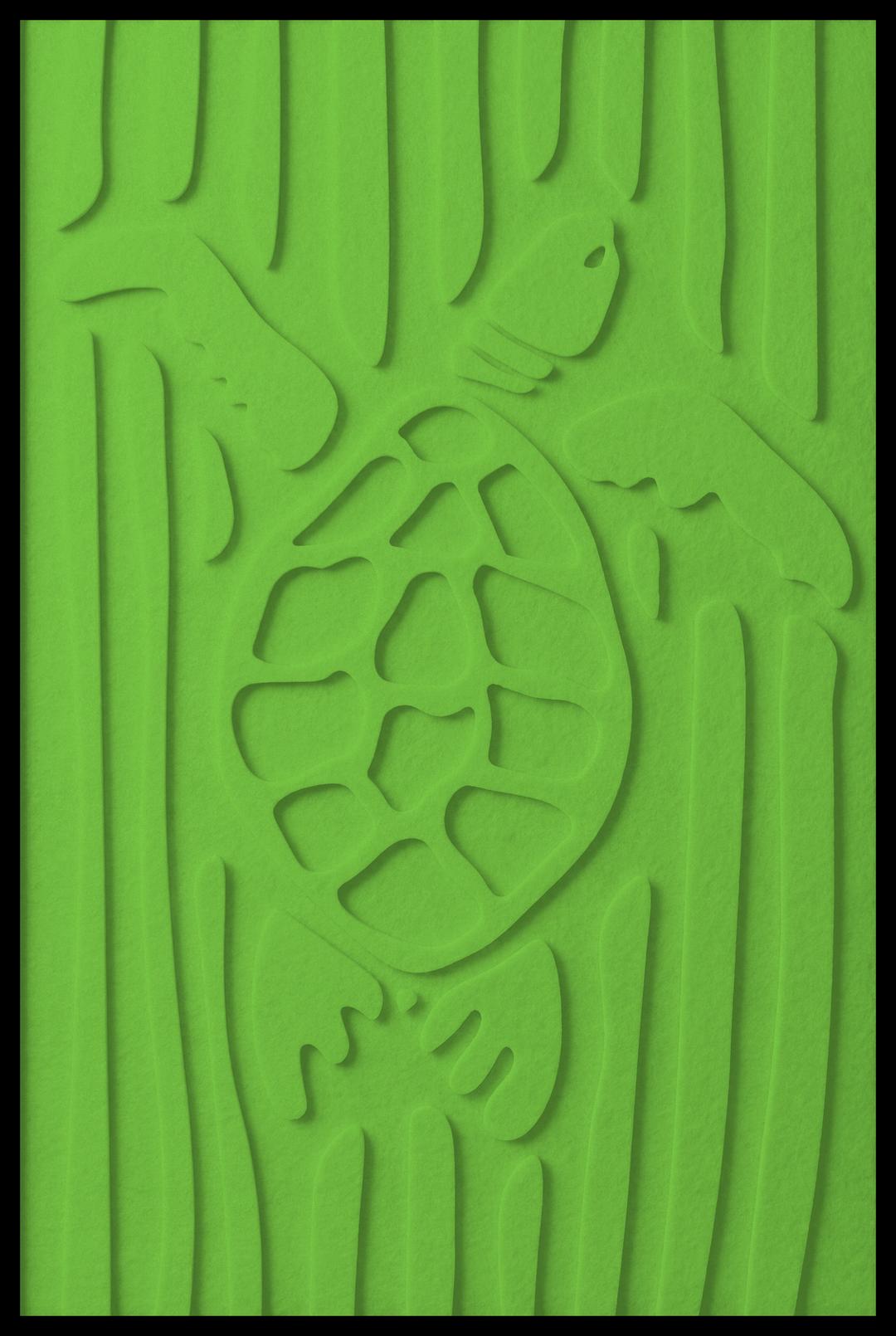 Schildpad opliggend – Apple Green (51)