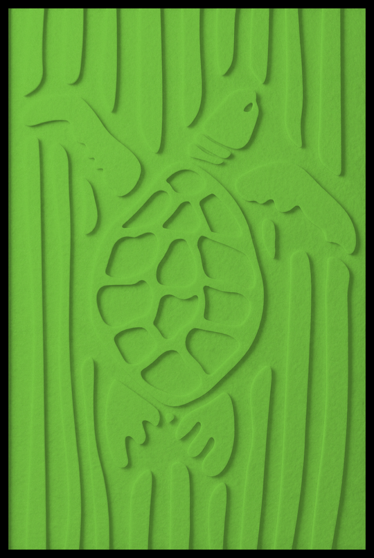 Schildpad opliggend – Apple Green (51)