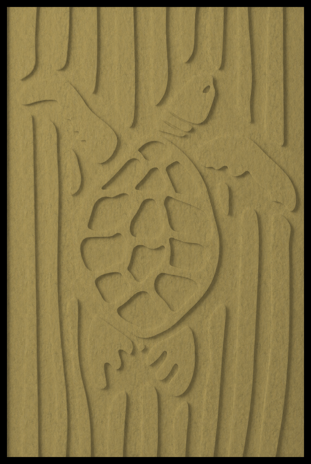 Schildpad opliggend – Mosterd (553_NL)