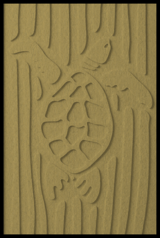 Schildpad opliggend – Mosterd (553_NL)