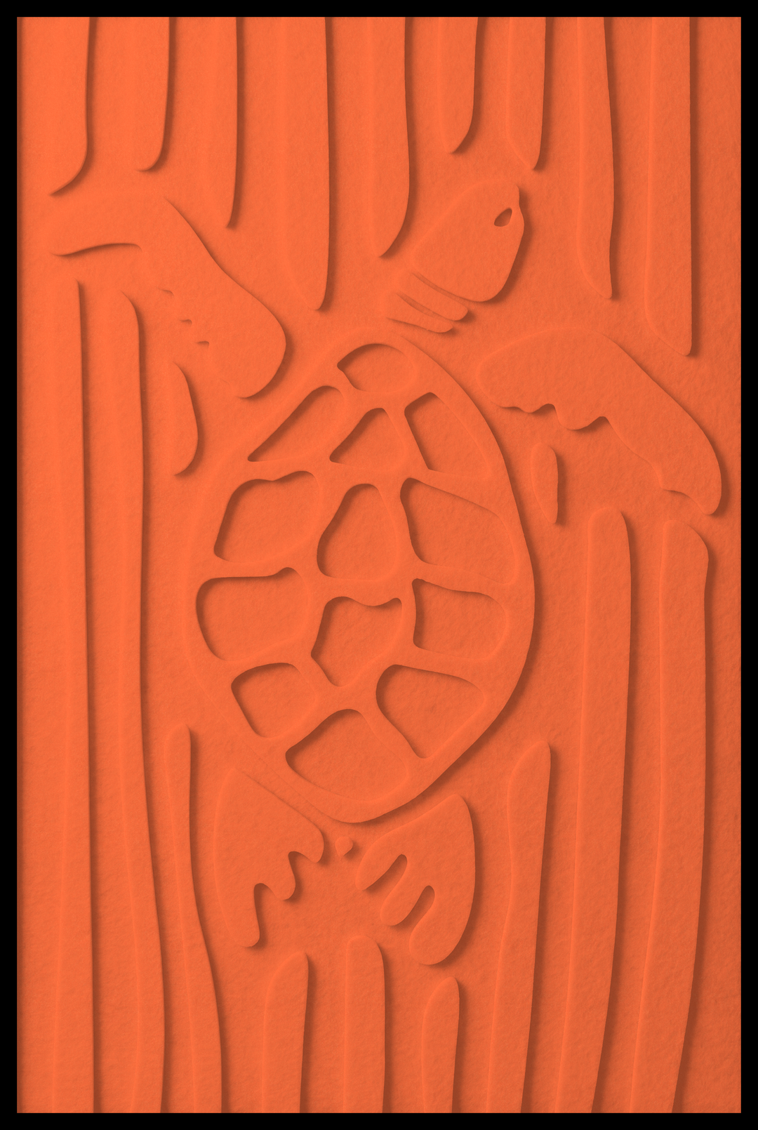 Schildpad opliggend – Orange (56)