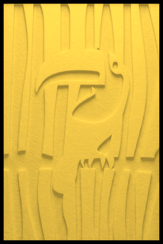Toekan inliggend – Yellow (05)