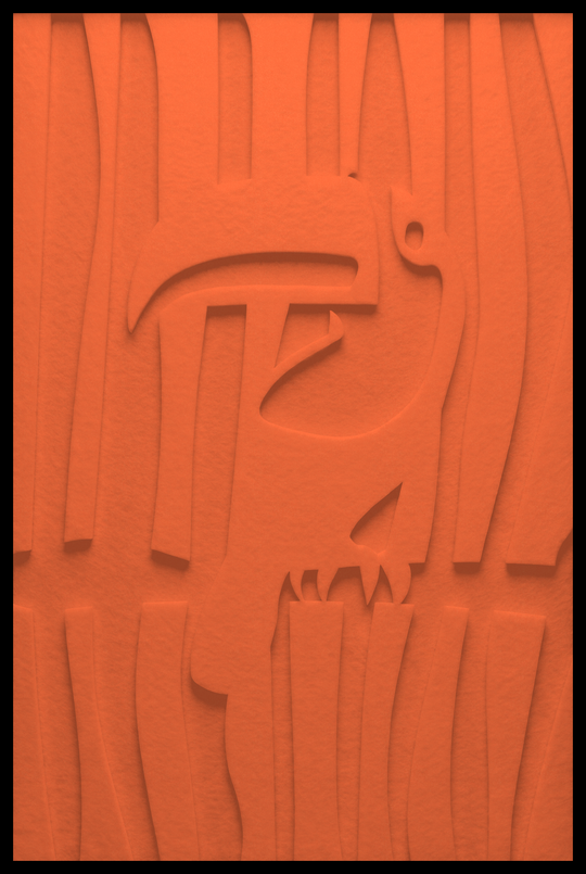 Toekan inliggend – Orange (56)