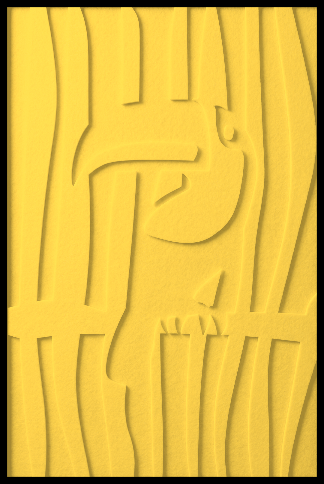 Toekan opliggend – Yellow (05)